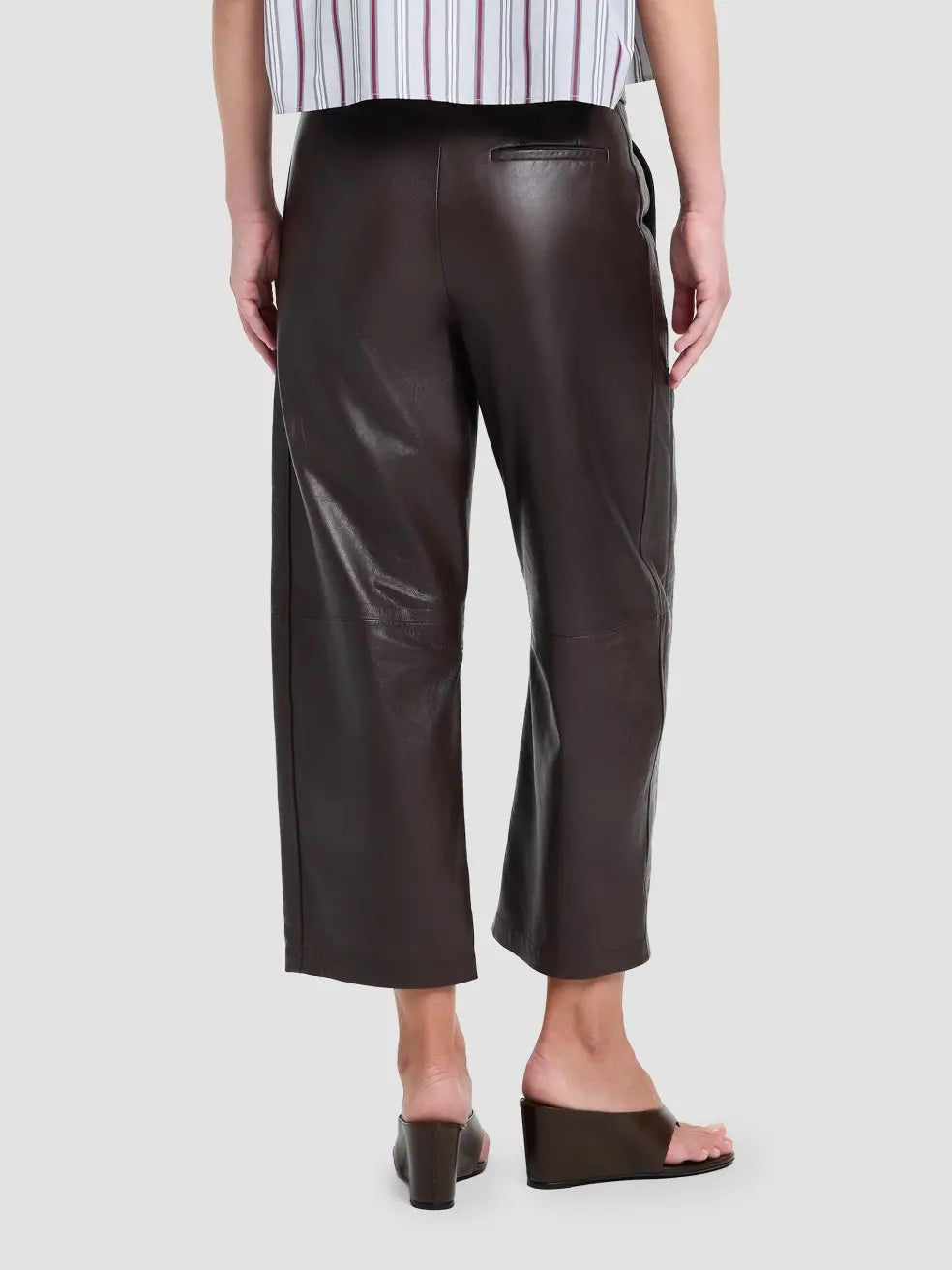 Leather Slouchy Trouser