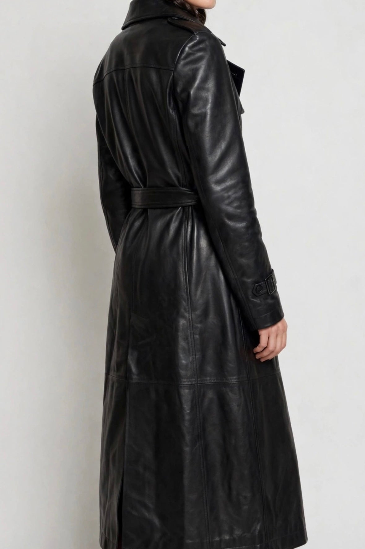 Leather Trench Coat