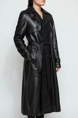 Leather Trench Coat