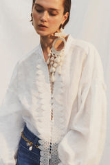 Lena Linen Blouse