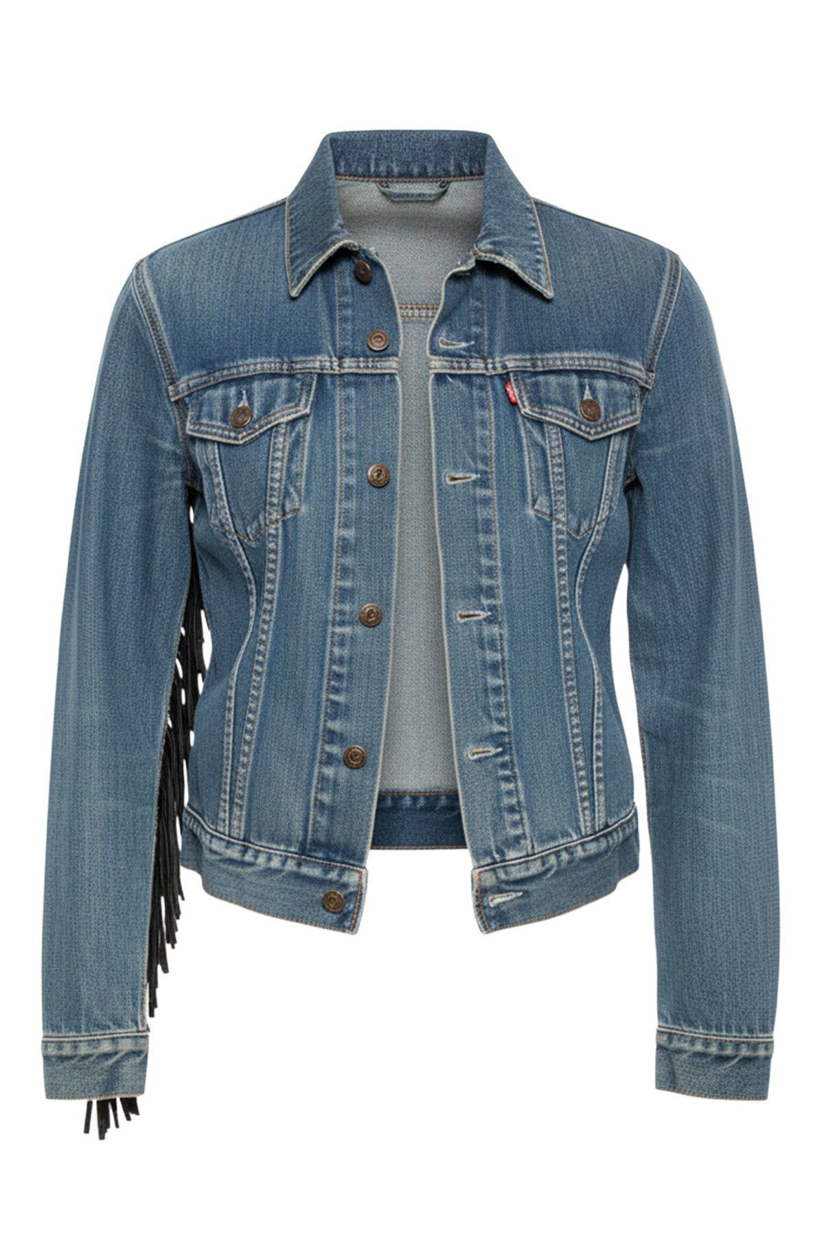 Levis Fringe Trucker
