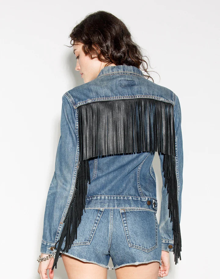 Levis Fringe Trucker
