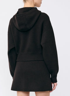 Lilia Hooded Zip Cardigan