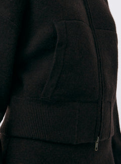 Lilia Hooded Zip Cardigan