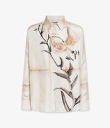 Lily Print Silk Shirt