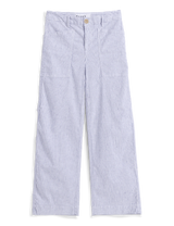 Limerick Wide-Leg Carpenter Pant