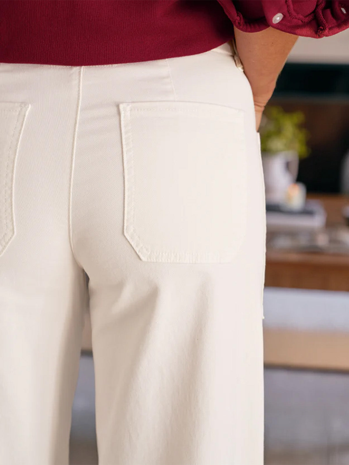 Limerick Wide-Leg Carpenter Pant