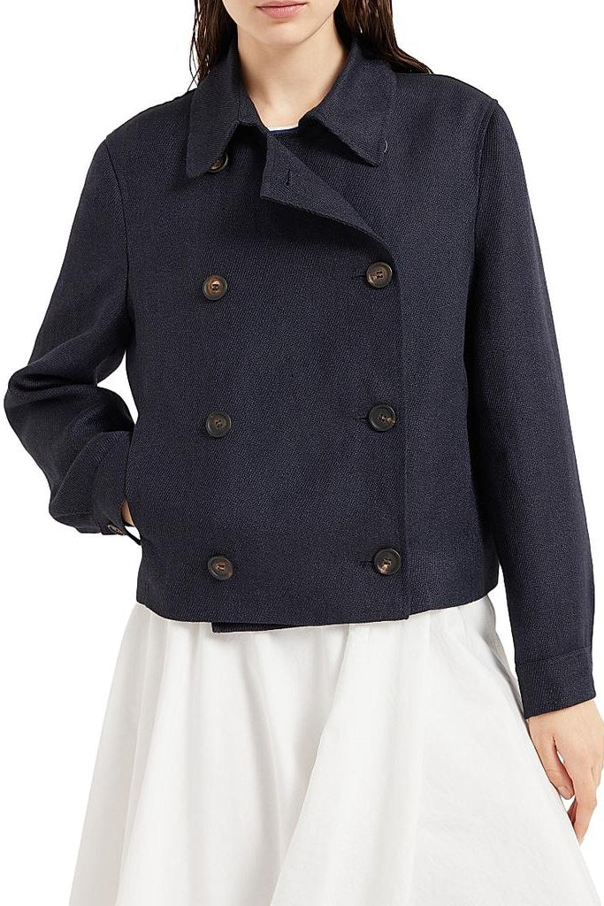 Linen Cropped Jacket