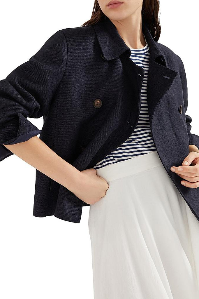 Linen Cropped Jacket
