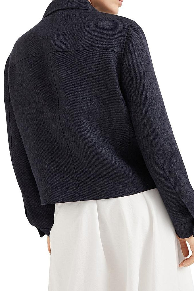 Linen Cropped Jacket
