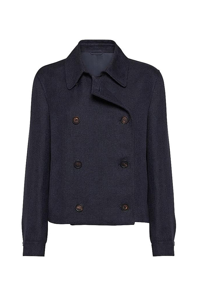 Linen Cropped Jacket