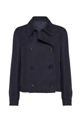 Linen Cropped Jacket