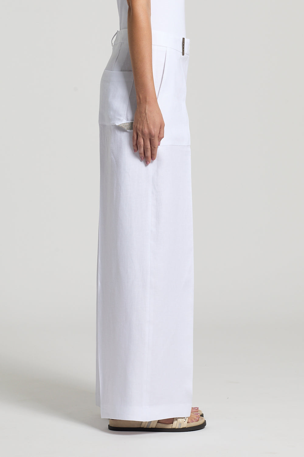 Linen Gabardine Light Pants