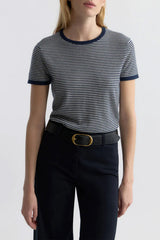 Linka Stripe Cashmere T-Shirt