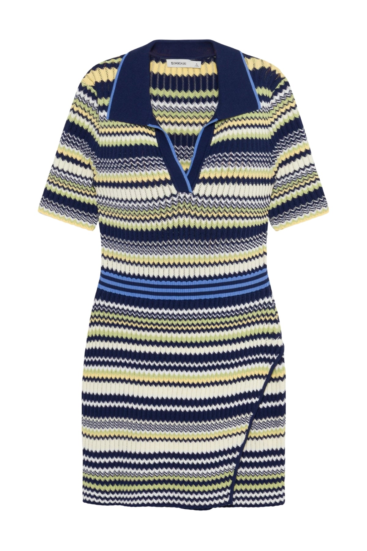 Lira Knit Polo Mini Dress