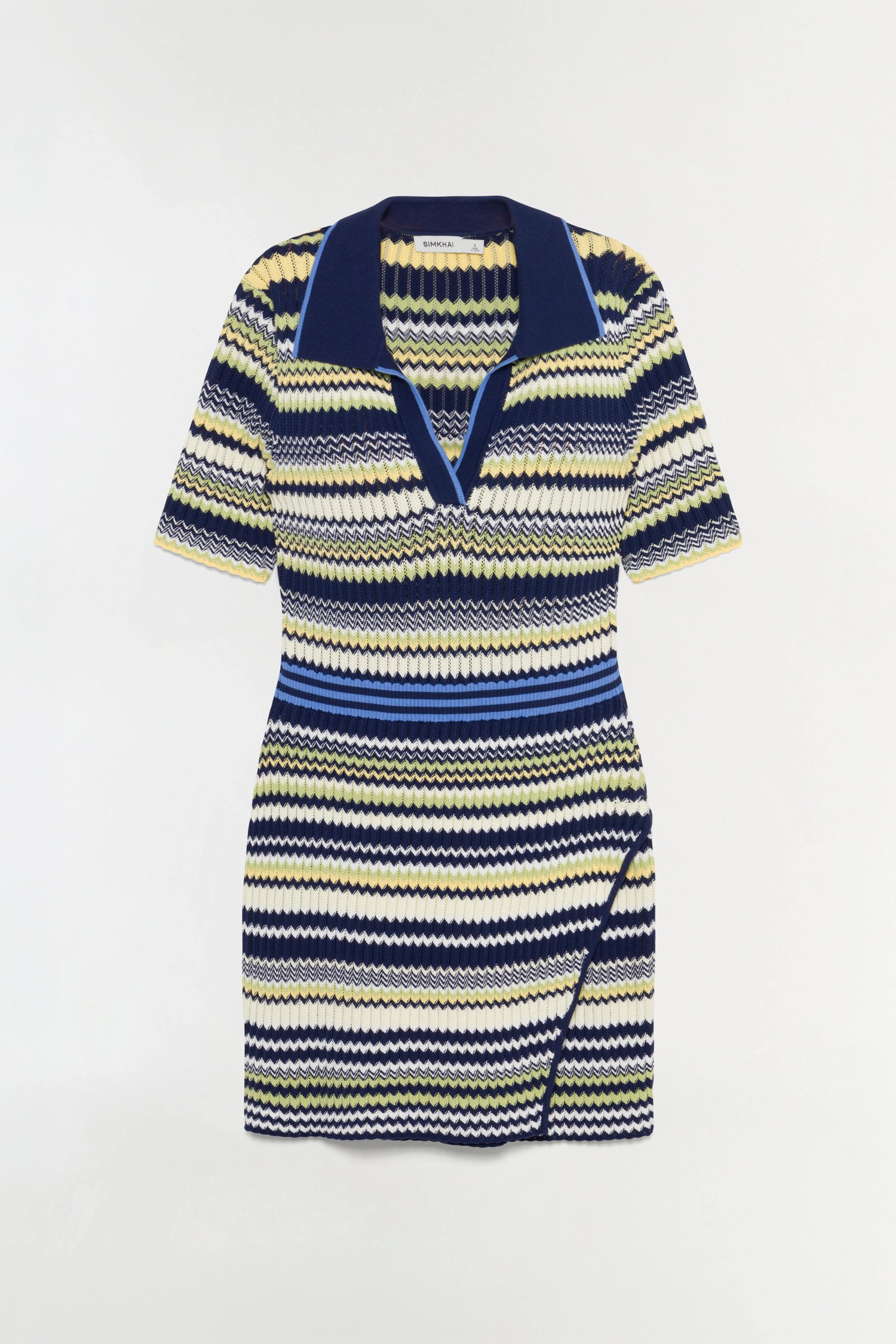 Lira Knit Polo Mini Dress
