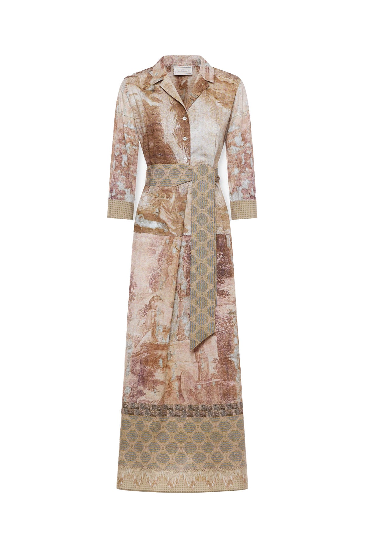 Long Cotton Shirt Dress