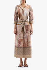 Long Cotton Shirt Dress