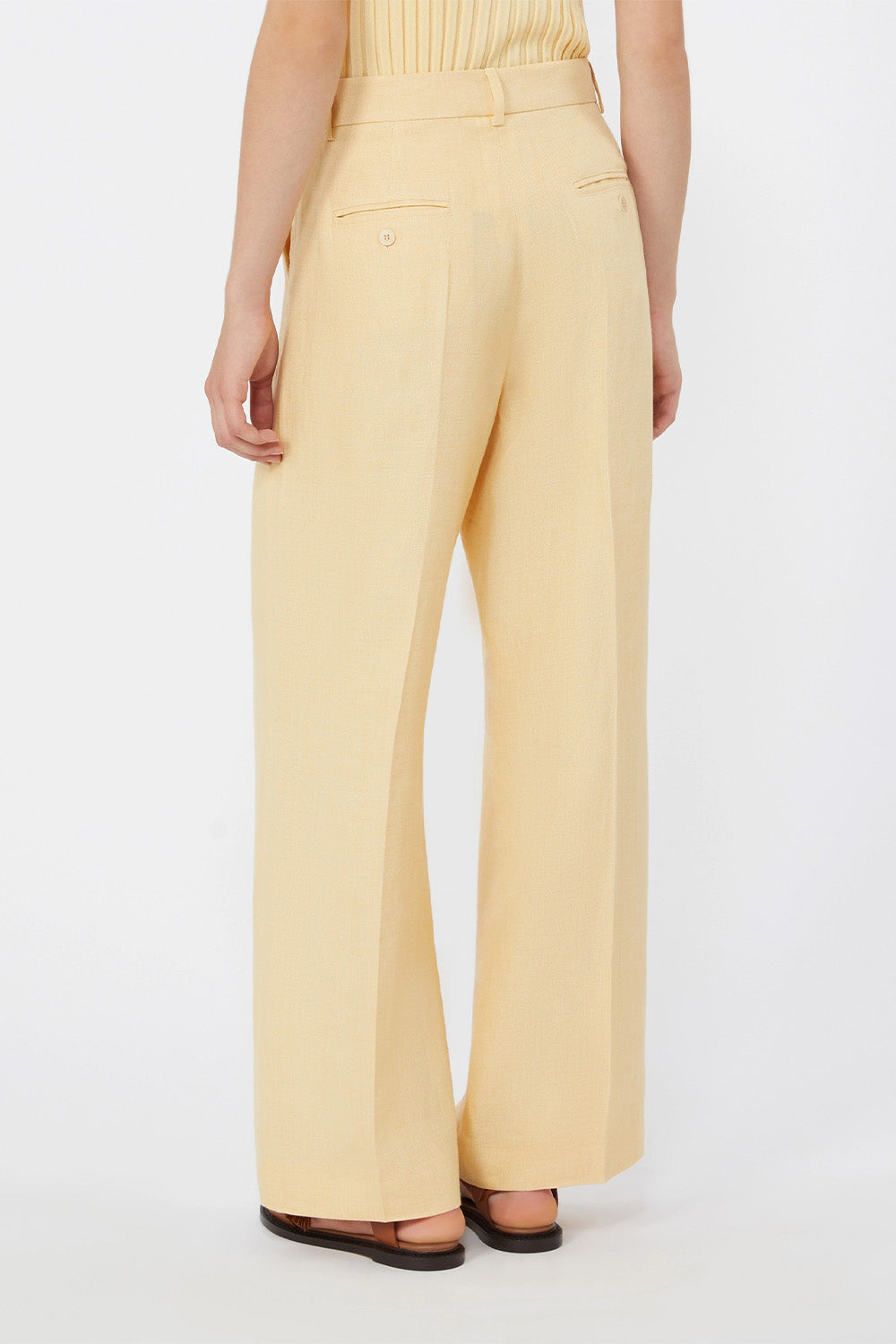 Long Linen Trouser