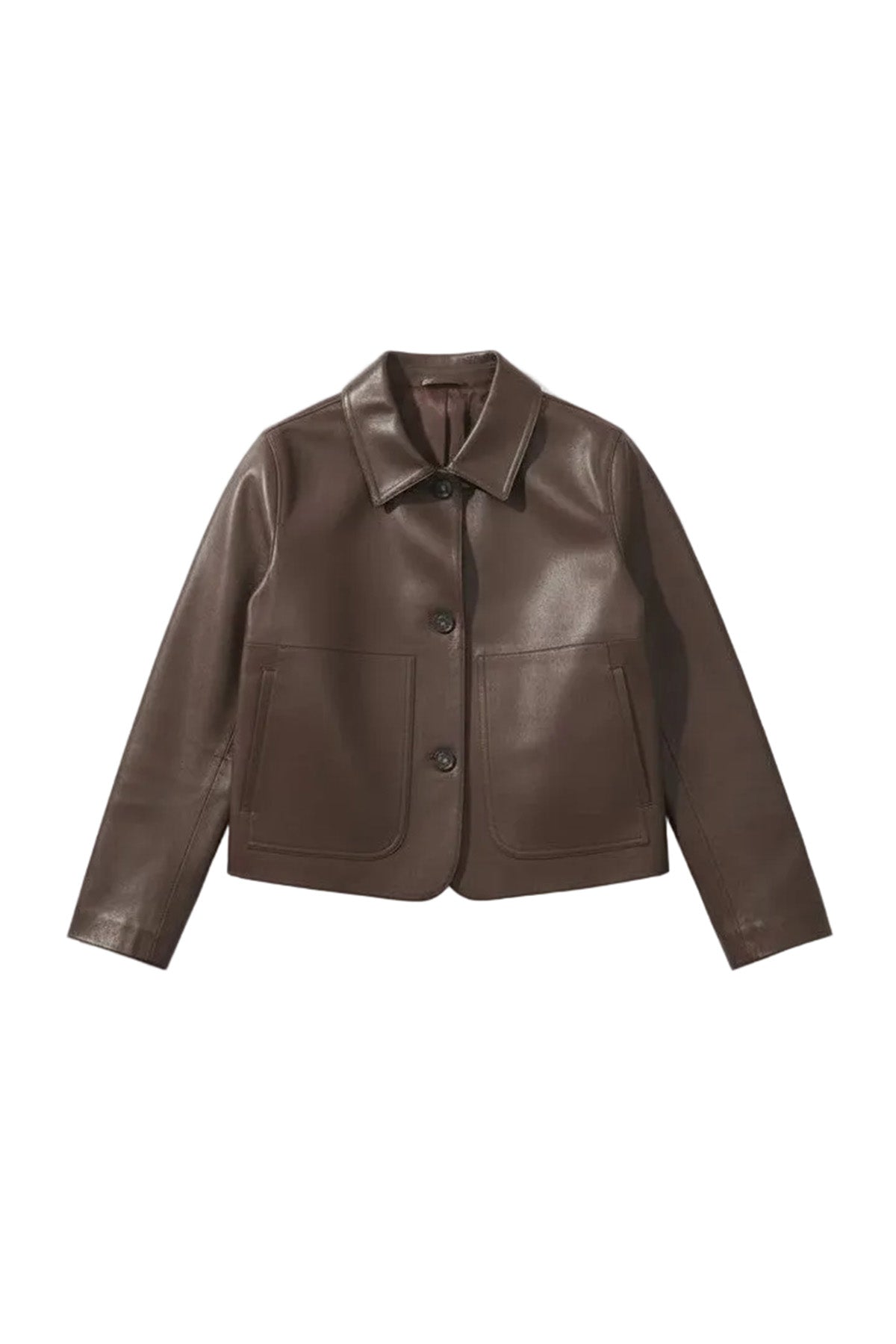 Long Sleeve Leather Jacket