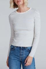 Long Sleeve Rib Crew