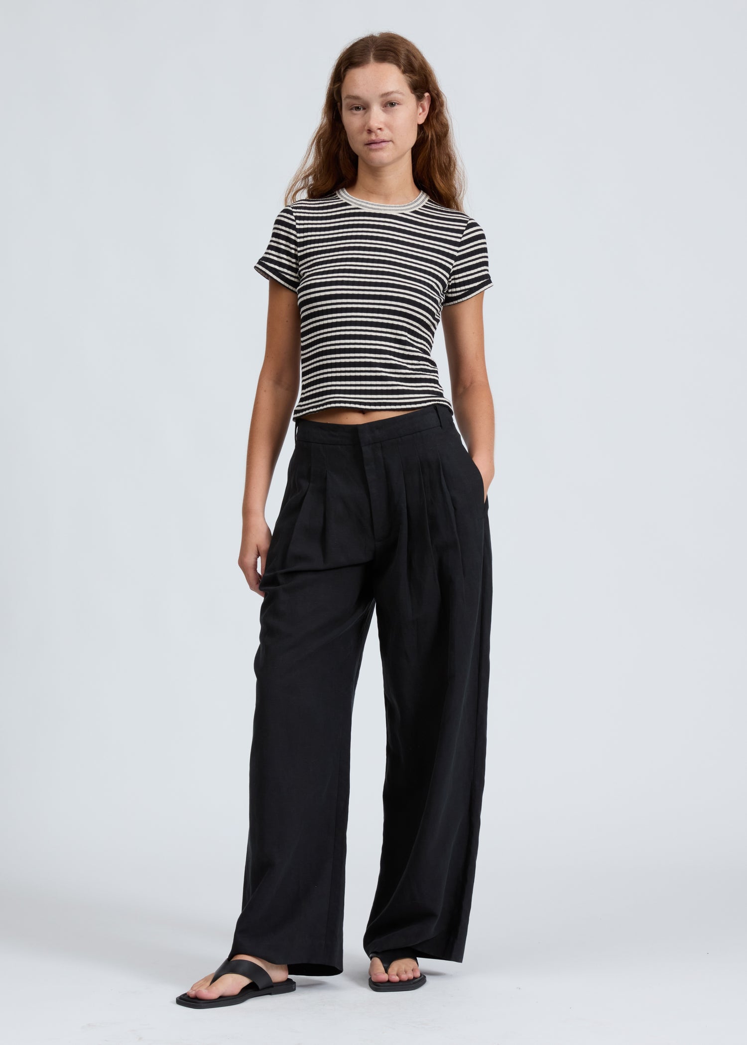 Luca Stripe Contrast Tee