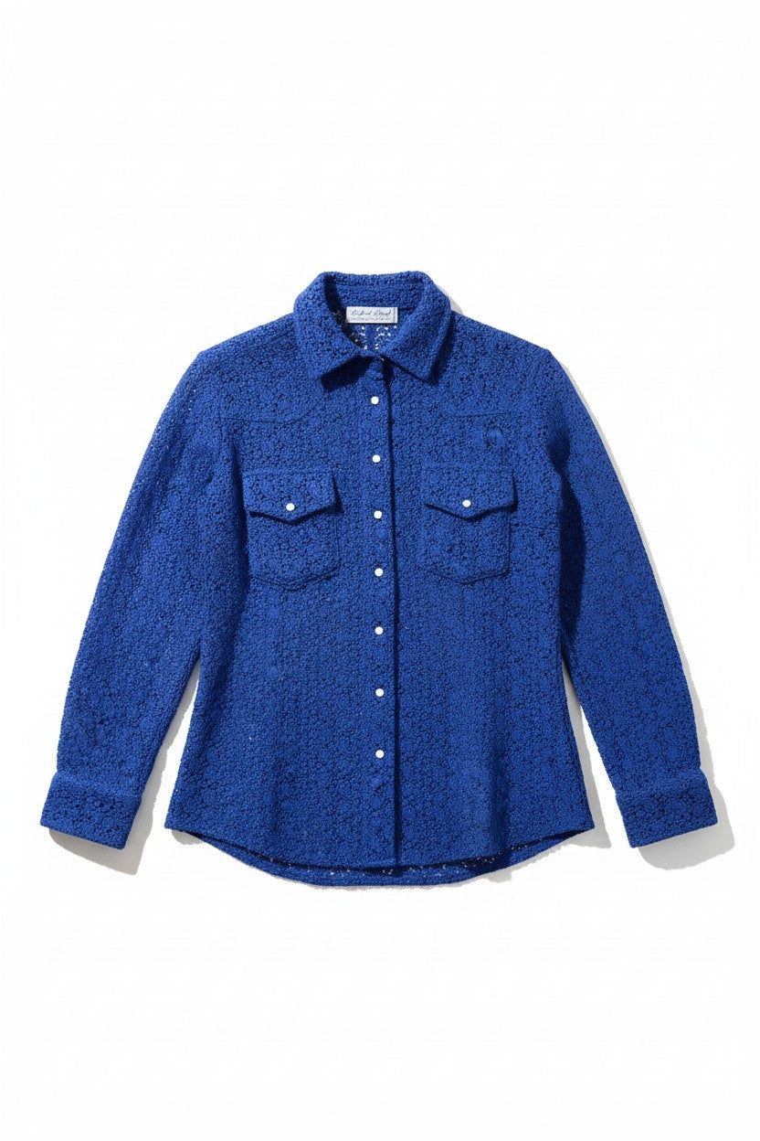 Macrame Lace Snap Shirt