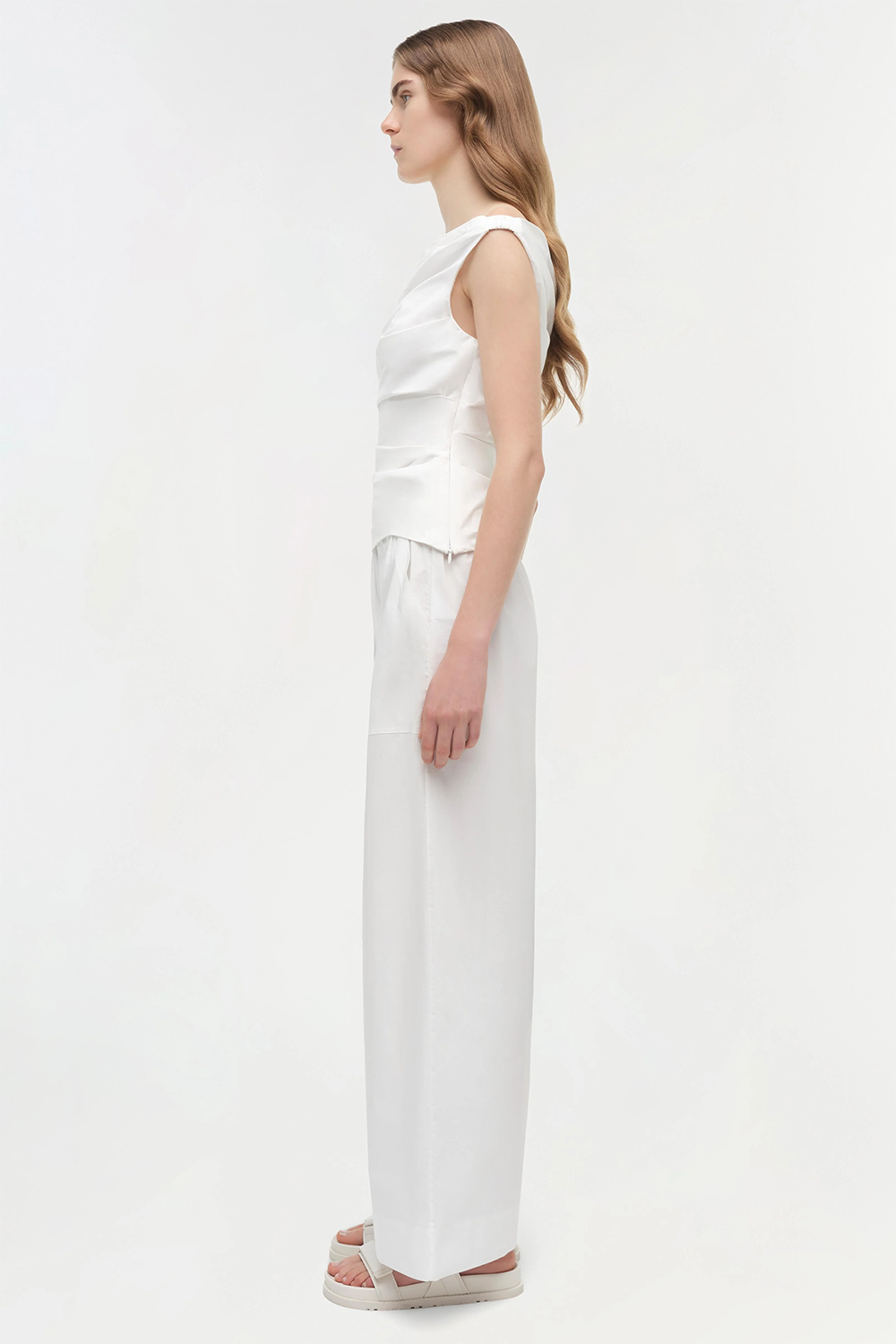 Maisel Cotton Draped Top