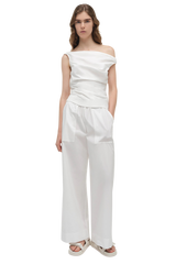 Maisel Cotton Draped Top