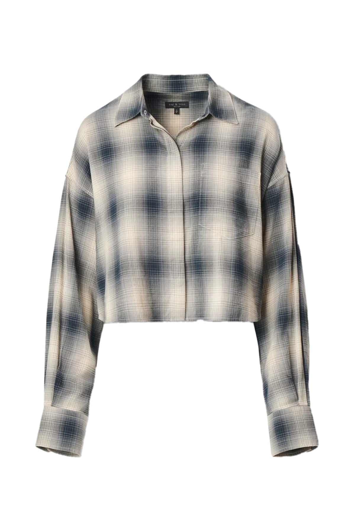 Marin Cropped Plaid Shirt