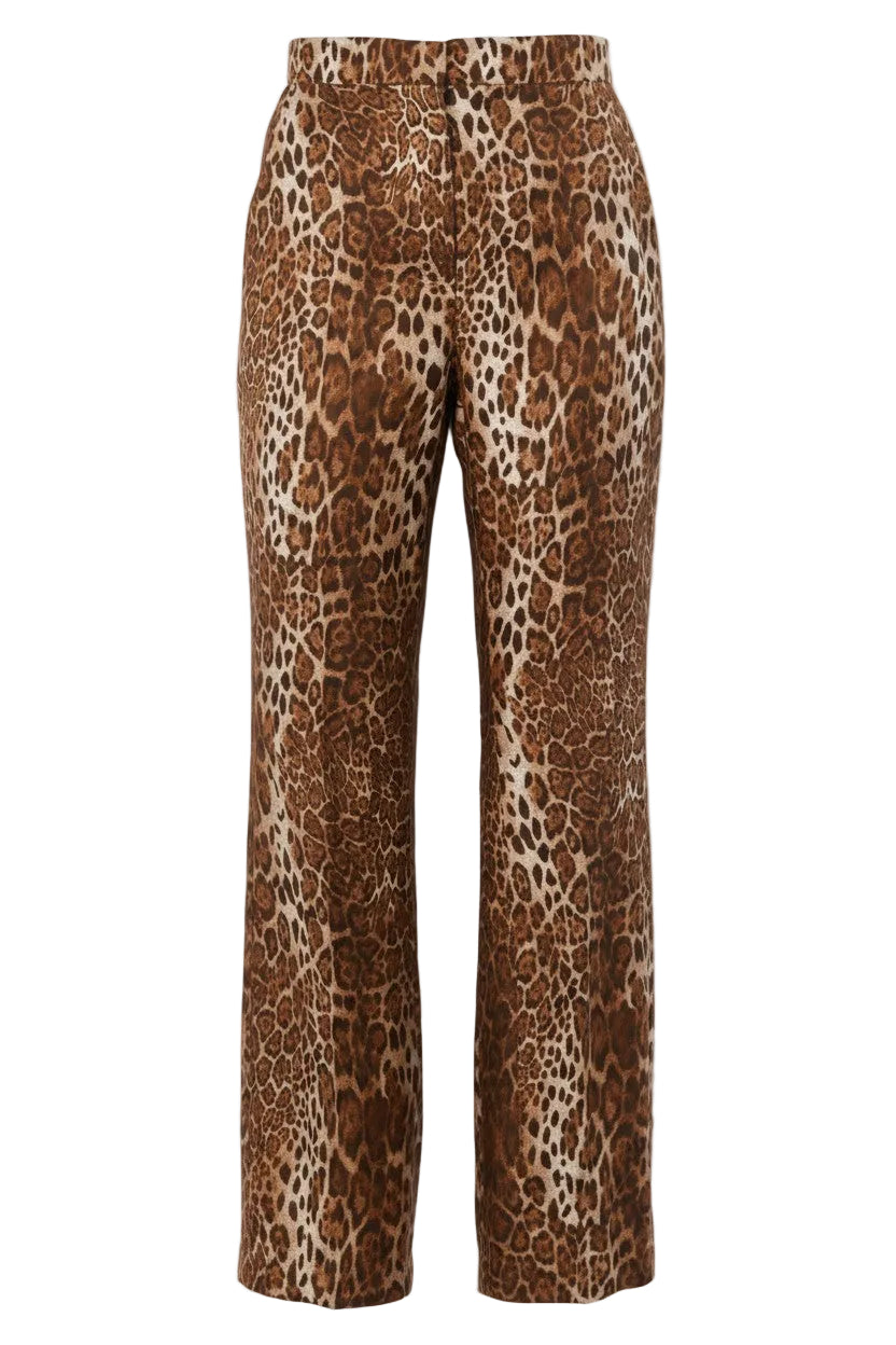 Printed Silk Trousers