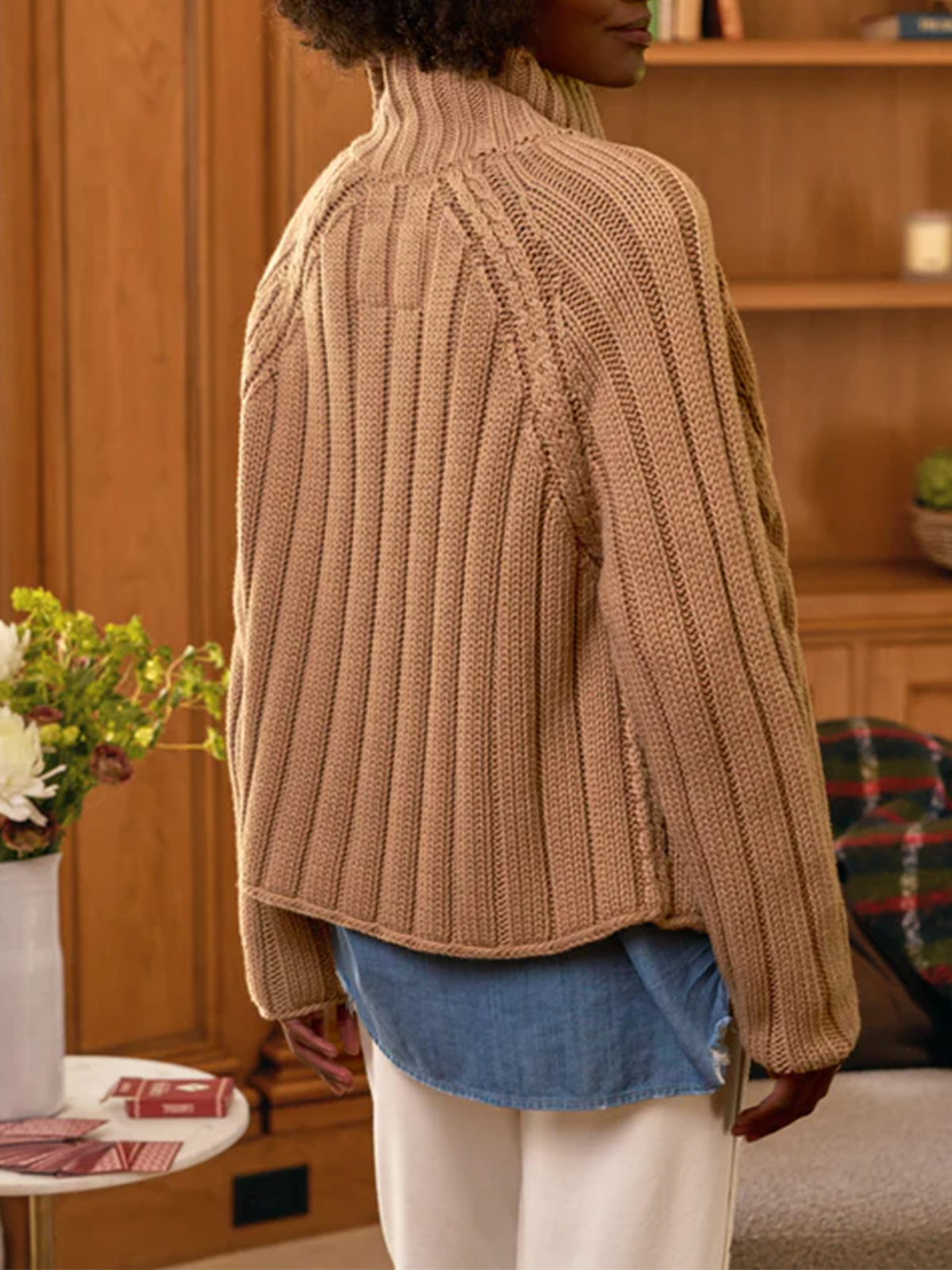Mini Cotswolds Cable Cardigan