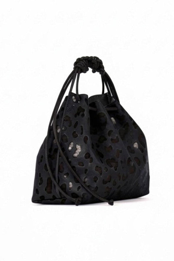 Mini Drawstring Leather