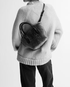 Mini Shopper Shearling Taupe