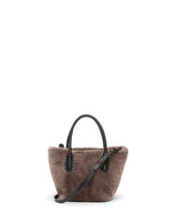 Mini Shopper Shearling Taupe