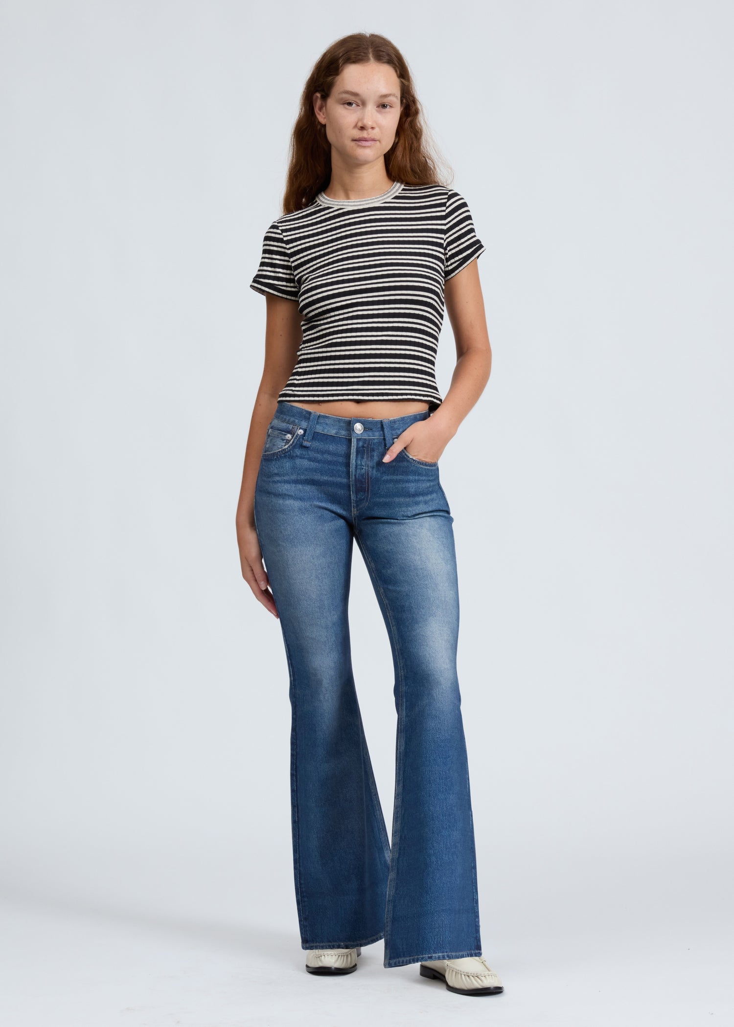 Miramar Ponte Dahlia Mid Rise Flare
