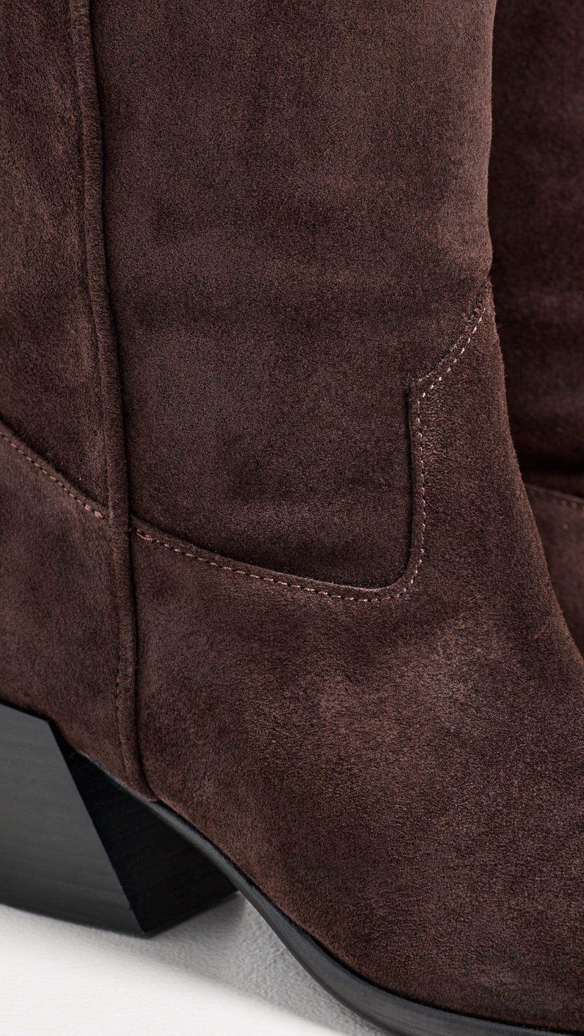 STAUD Monty Suede Boot in Espresso