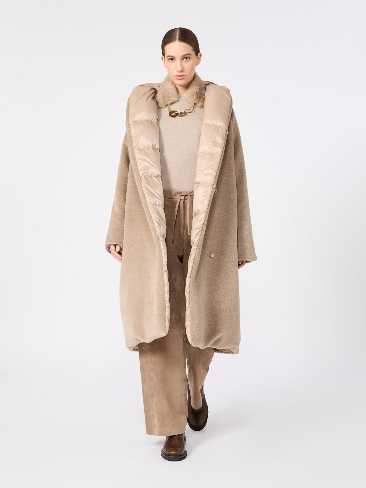 Mtcode Imbottito Lungo Coat