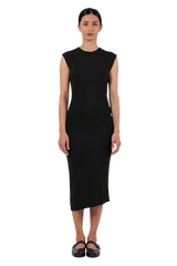 Muscle Tank Dress With Gathered Side