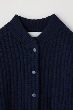 MV CABLE KNIT BLOUSON