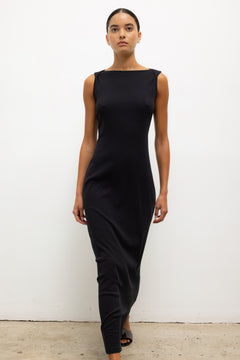 NANDO BOATNECK MAXI DRESS