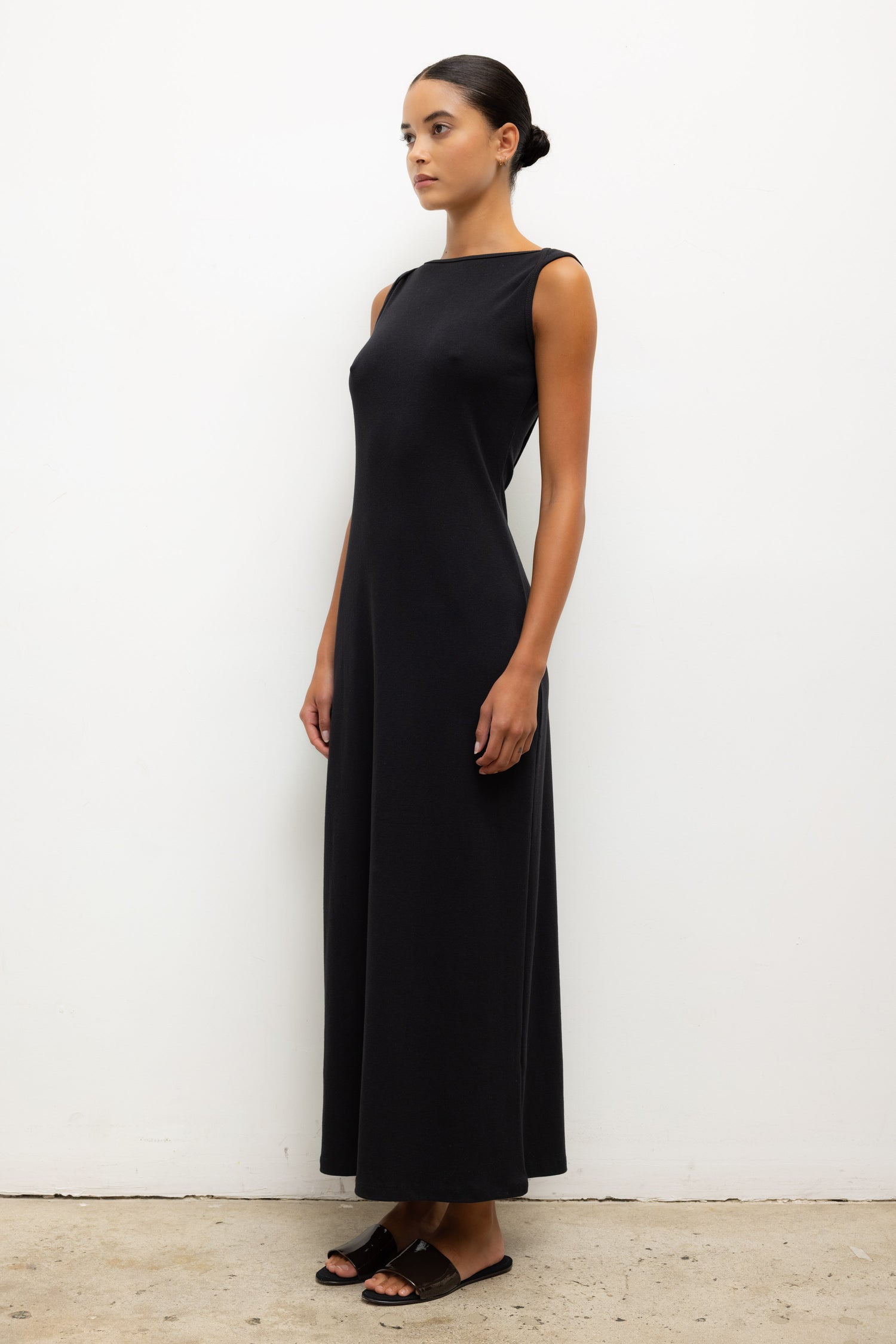 NANDO BOATNECK MAXI DRESS