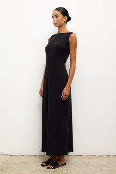 NANDO BOATNECK MAXI DRESS
