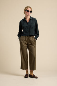  Nessa Shirt Deep Teal Cord