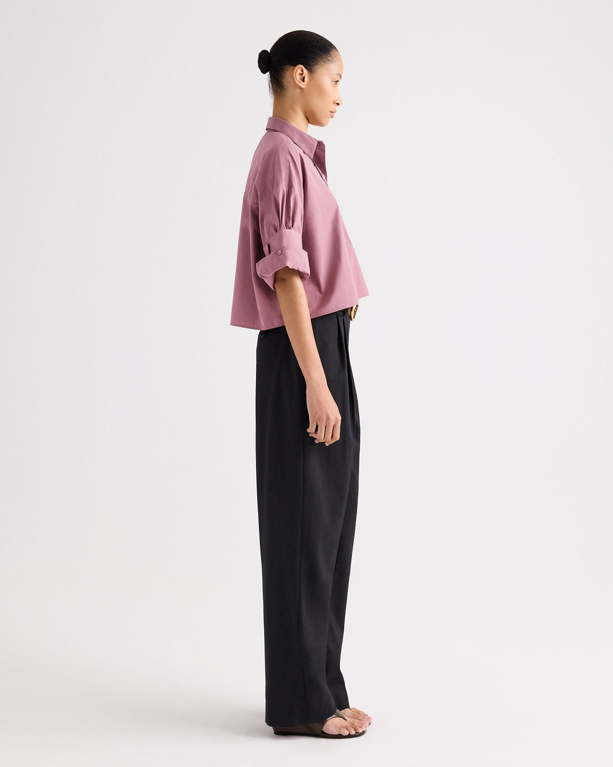 Next Ex Shirt Plum - styled