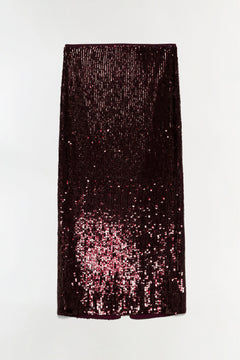Nikki Midi Skirt in Fig - SIMKHAI