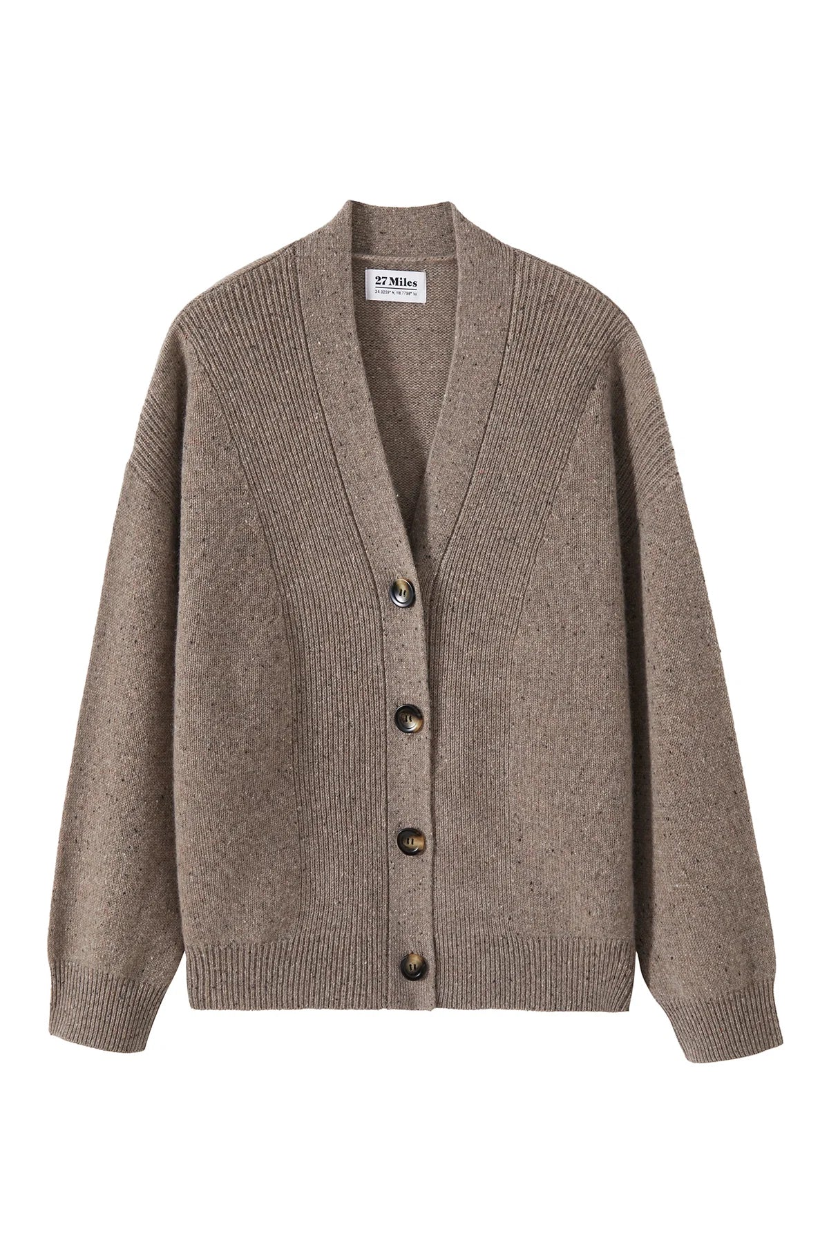 Noriko Cashmere Horse Cardigan