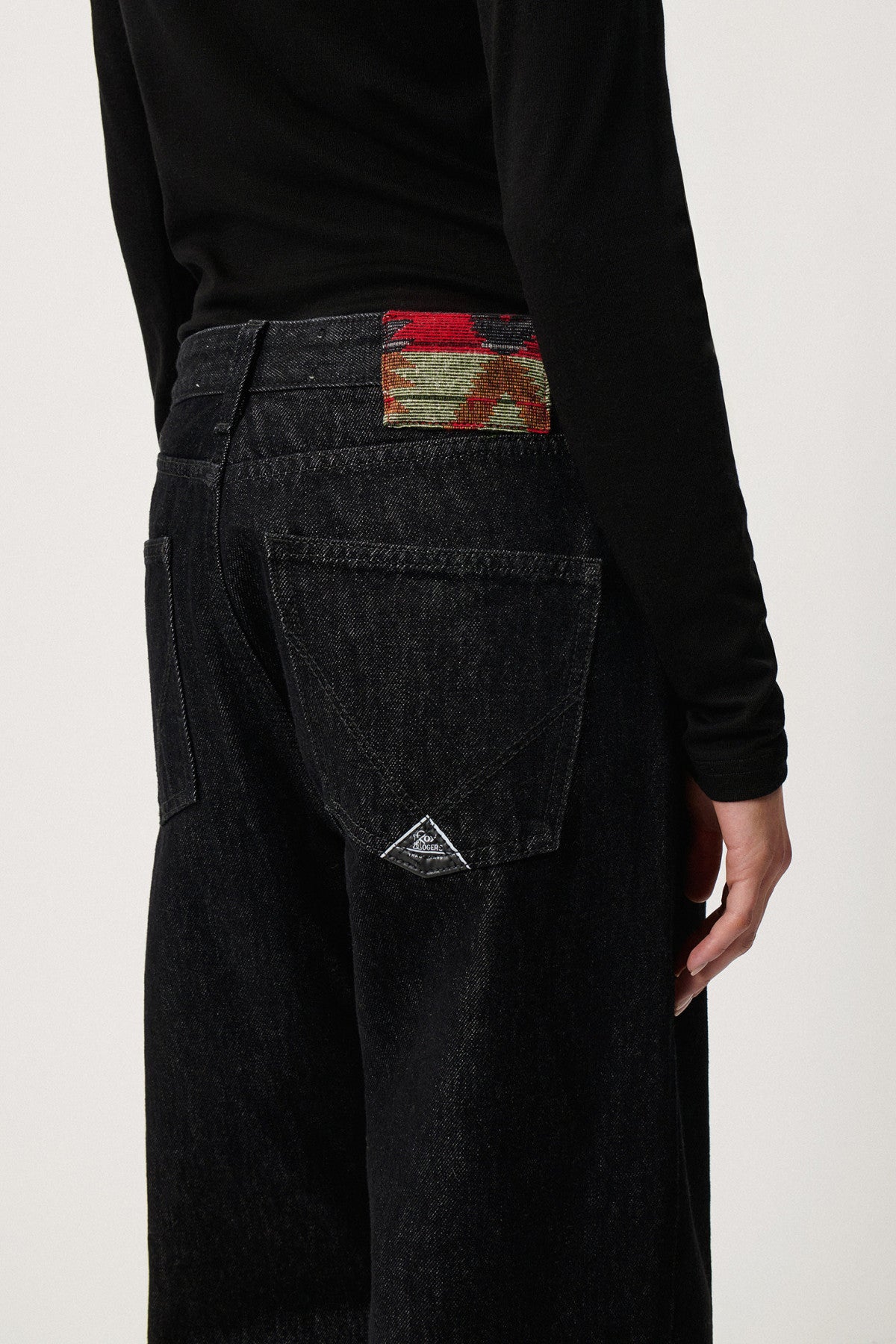 Old Glory Jeans - Super Wide Hem with Tapestry Roll-Up Hem