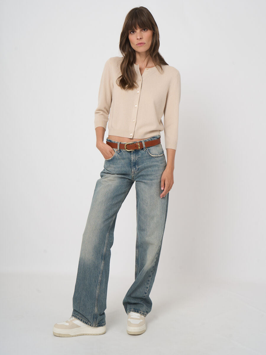 Organic Cashmere Cardigan