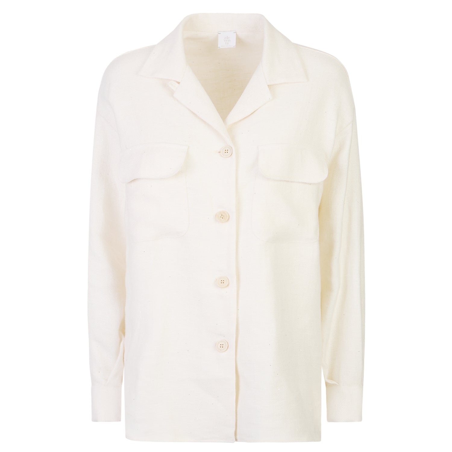 Oversized Hemp-Linen Shirt Jacket